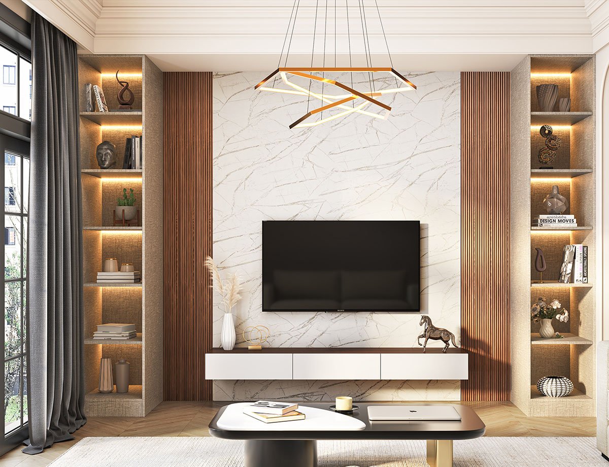Modern Contemporary TV Unit