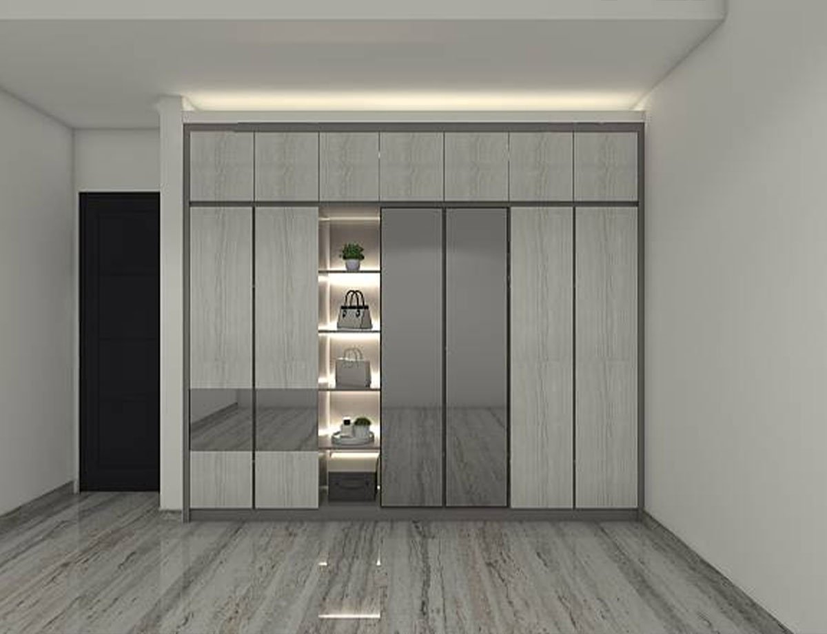 Sleek Minimalist Wardrobe